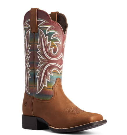 Ariat® Ladies Frontier Tilly - Rodeo Tan Square Toe Boot