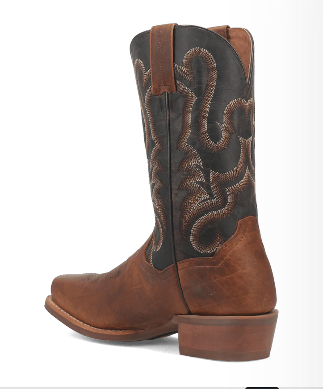 DAN POST “RICHLAND” SADDLE RIDING HEEL COWBOY BOOT