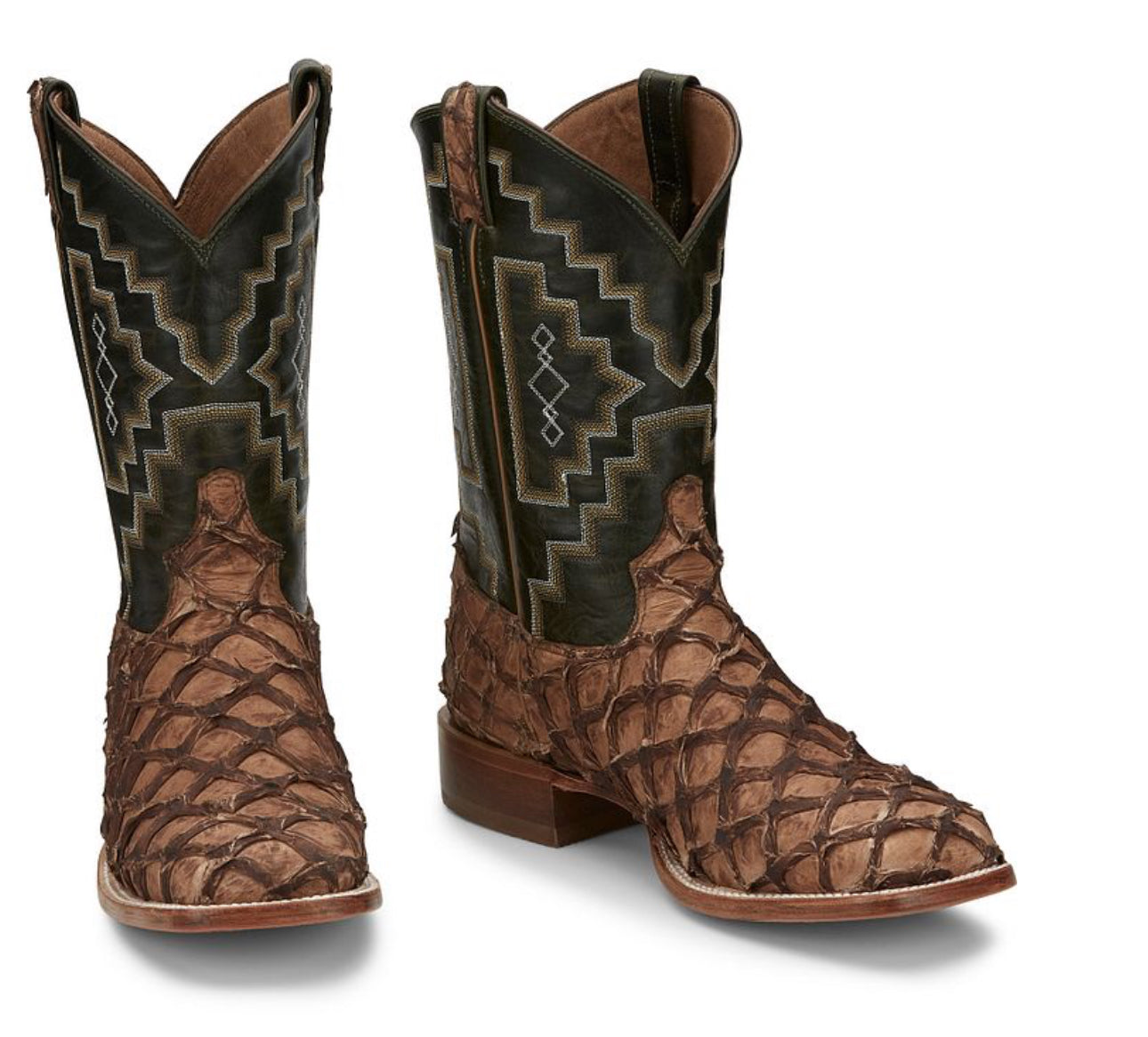 TONY LAMA “LEVIATHAN” PIRARUCU FISH COWBOY BOOT