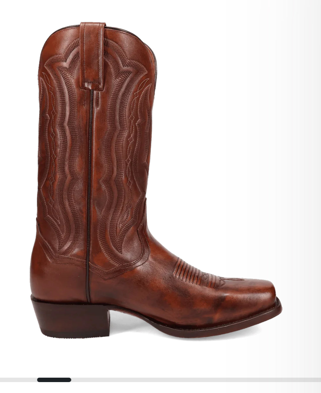 DAN POST “WADE” HONEY RIDING HEEL COWBOY BOOT