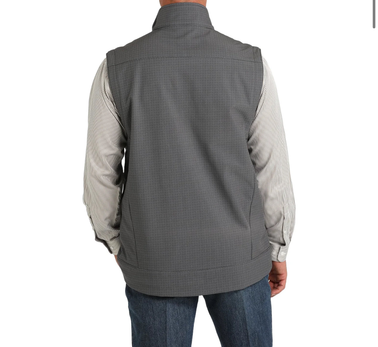 CINCH MENS “CONCEALED CARRY” GRAY BONDED VEST MWV1541008