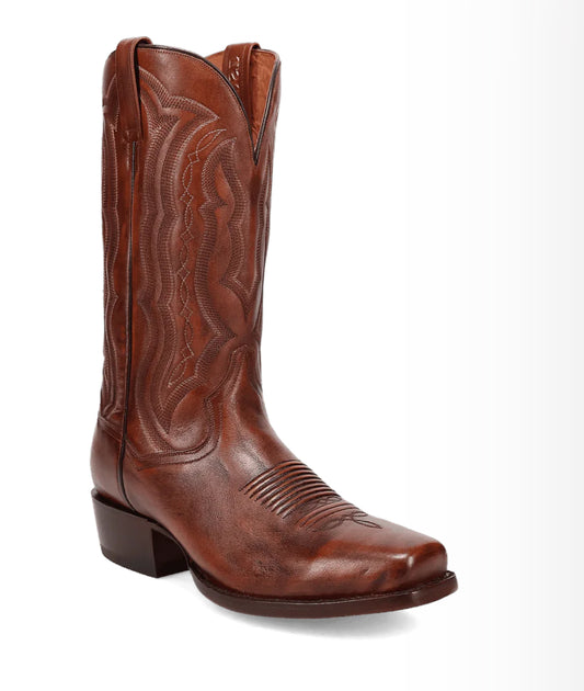 DAN POST “WADE” HONEY RIDING HEEL COWBOY BOOT