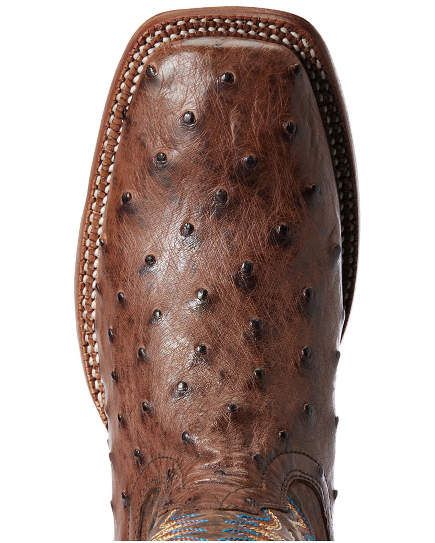 ARIAT “GALLUP” MOCHA FULL QUILL OSTRICH