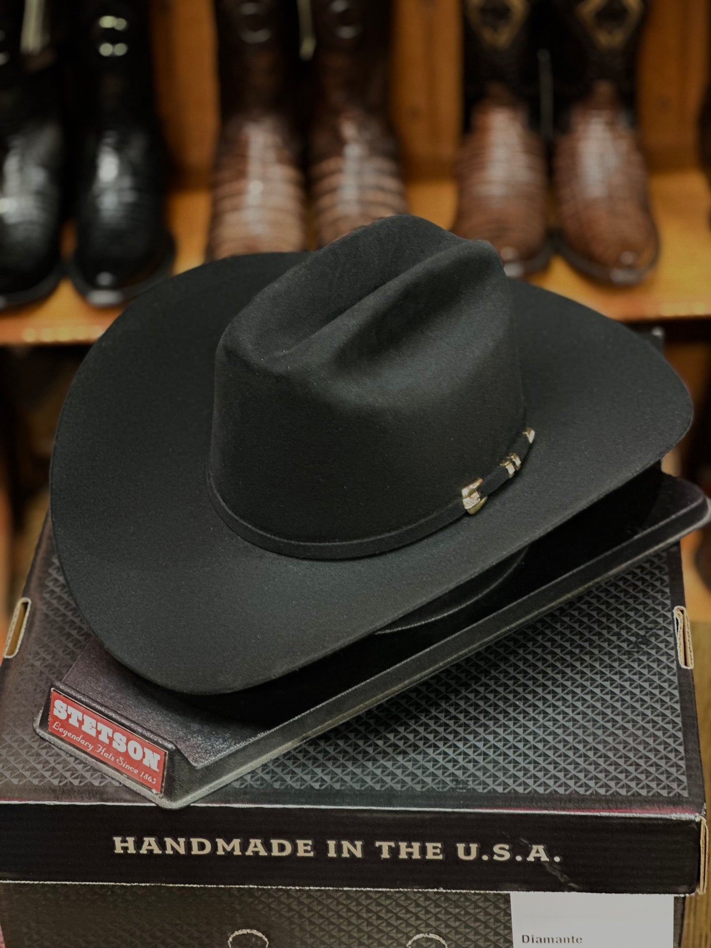 Stetson El Diamante 1000X Premier Cowboy Felt Hat