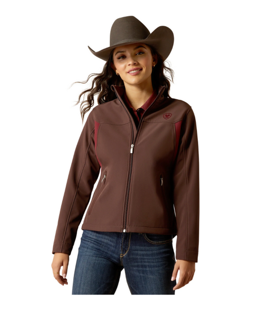 Ariat Ladies New Team Chocolate Plum Softshell Jacket 10052785